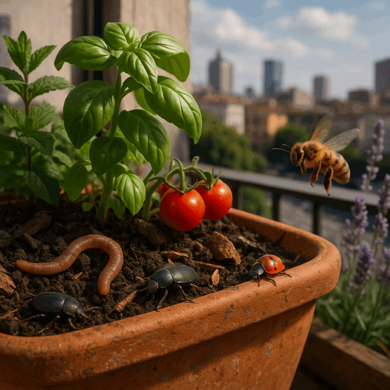 Il giardino vivente: come il suolo fertile trasforma balconi e città