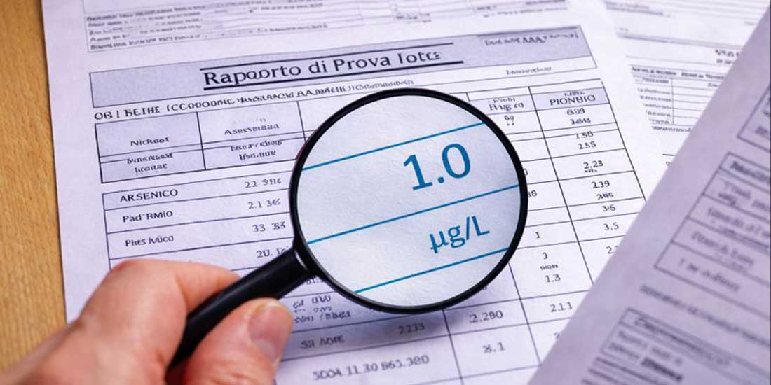 Test e analisi acqua