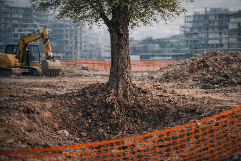 Alberi nei cantieri urbani: quando la tutela esiste ma viene sistematicamente aggirata