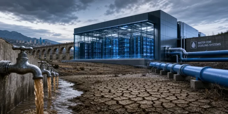 Datacenter e acqua pubblica: la sete invisibile dell’intelligenza artificiale